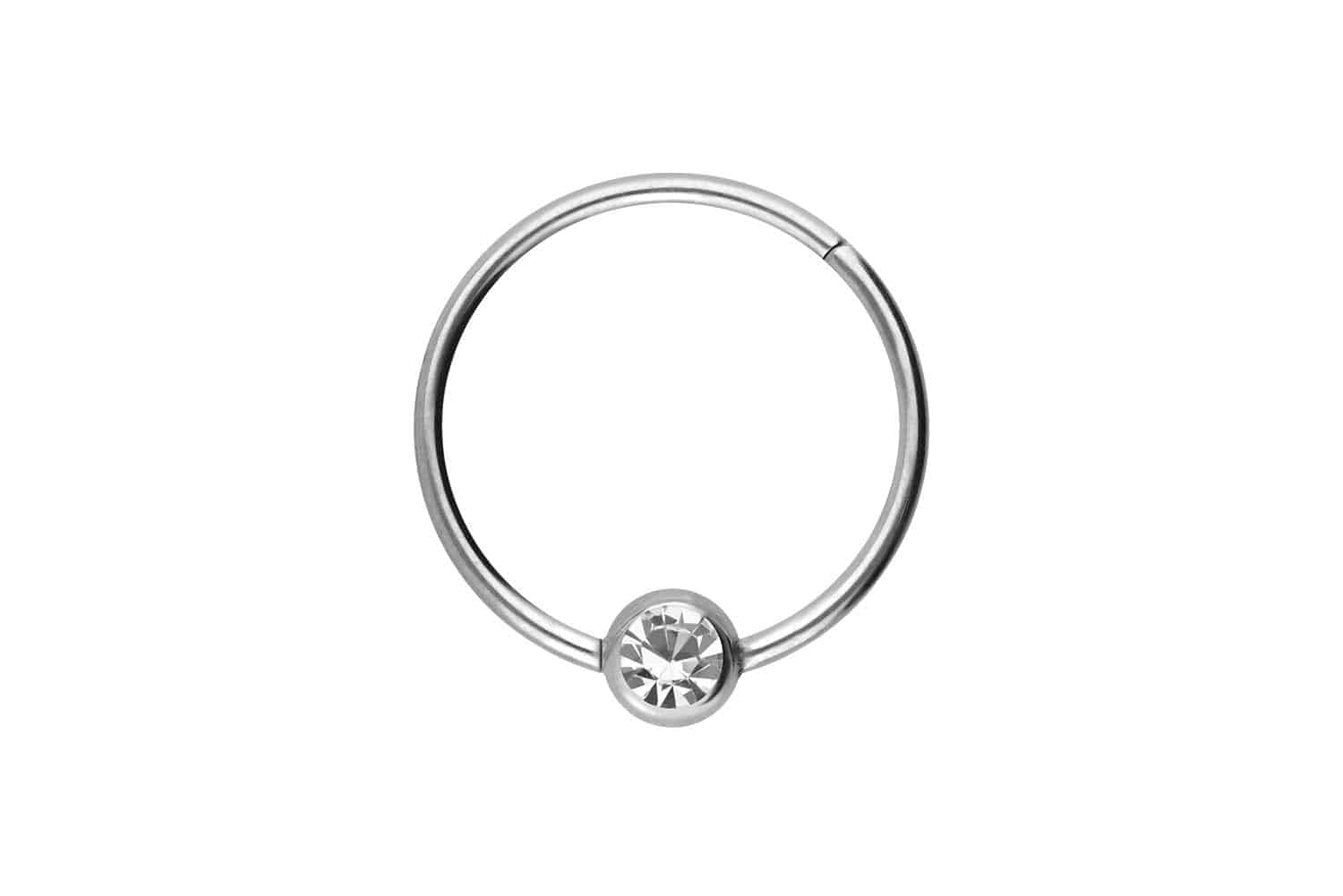 Titan Segmentring Clicker Piercing KRISTALL ++SALE++